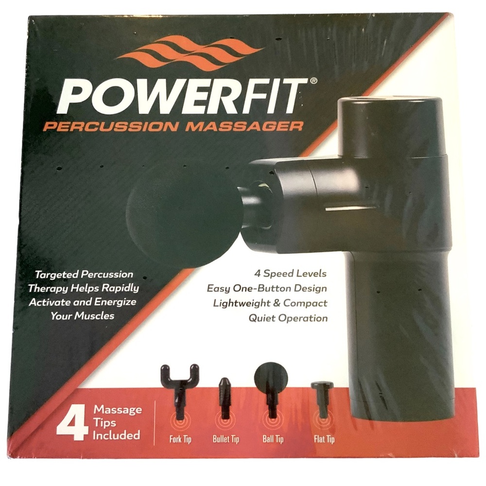 POWERFIT Percussion Massager Brand New Shrink Wrapped Soothes Aches and Pains